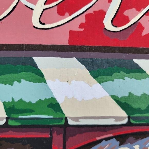 The Flower Shop Advanced Paint By Number 11×14 Finished Acrylic Painting Boarder - Picture 7 of 10